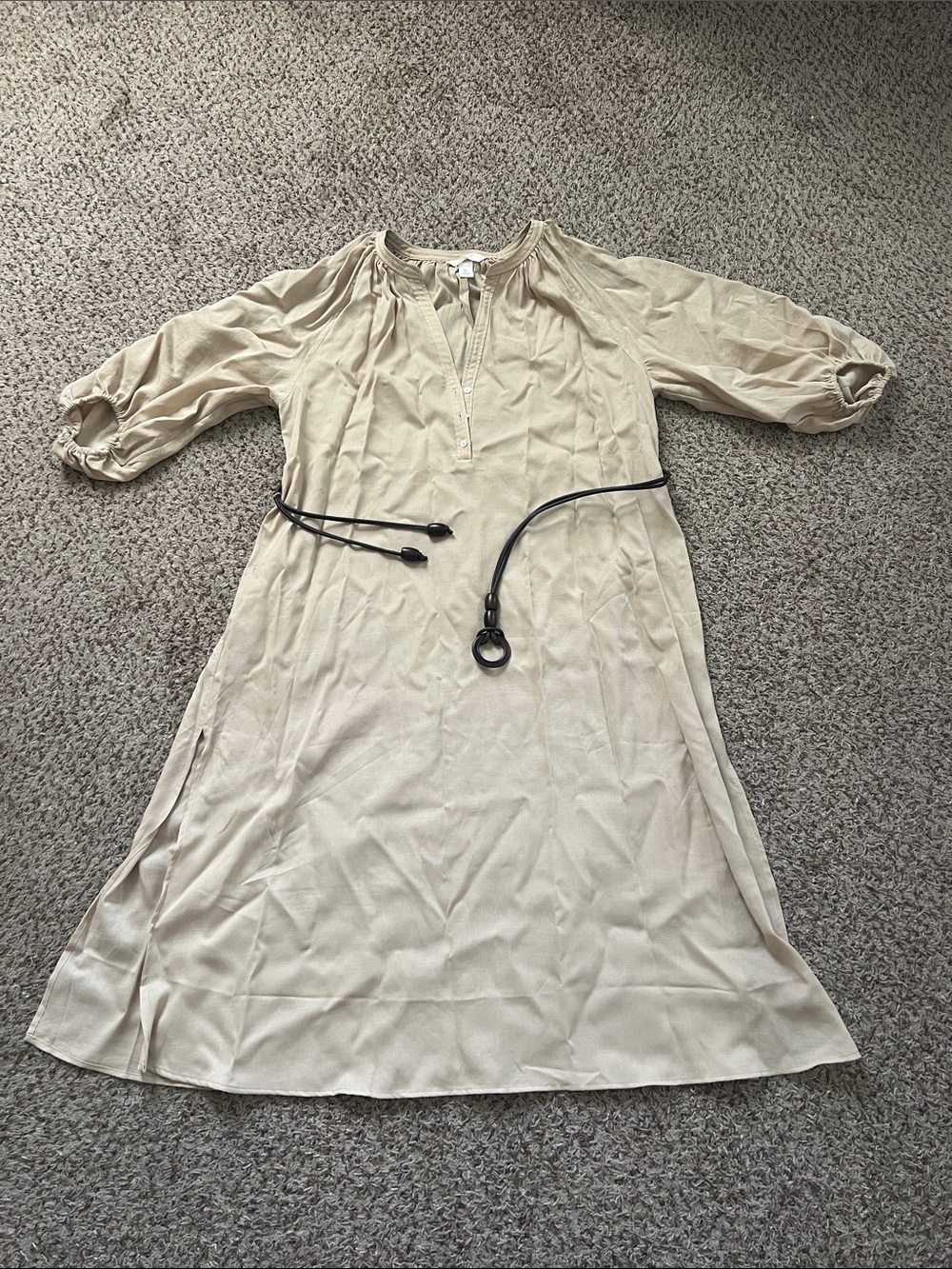 H&M Women’s brown oversized tunic dress size medium - Picture 5 of 6